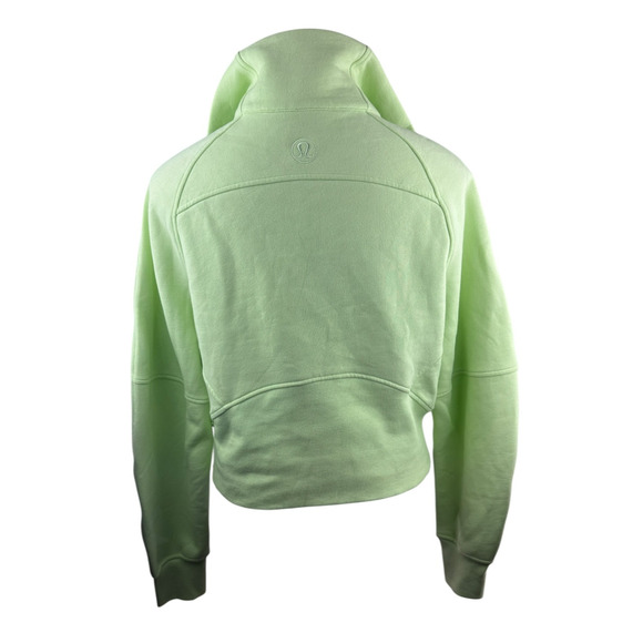 Lululemon Scuba Oversized Half Zip Hoodie Funnel Neck Green Women's Size M/L - Picture 8 of 13